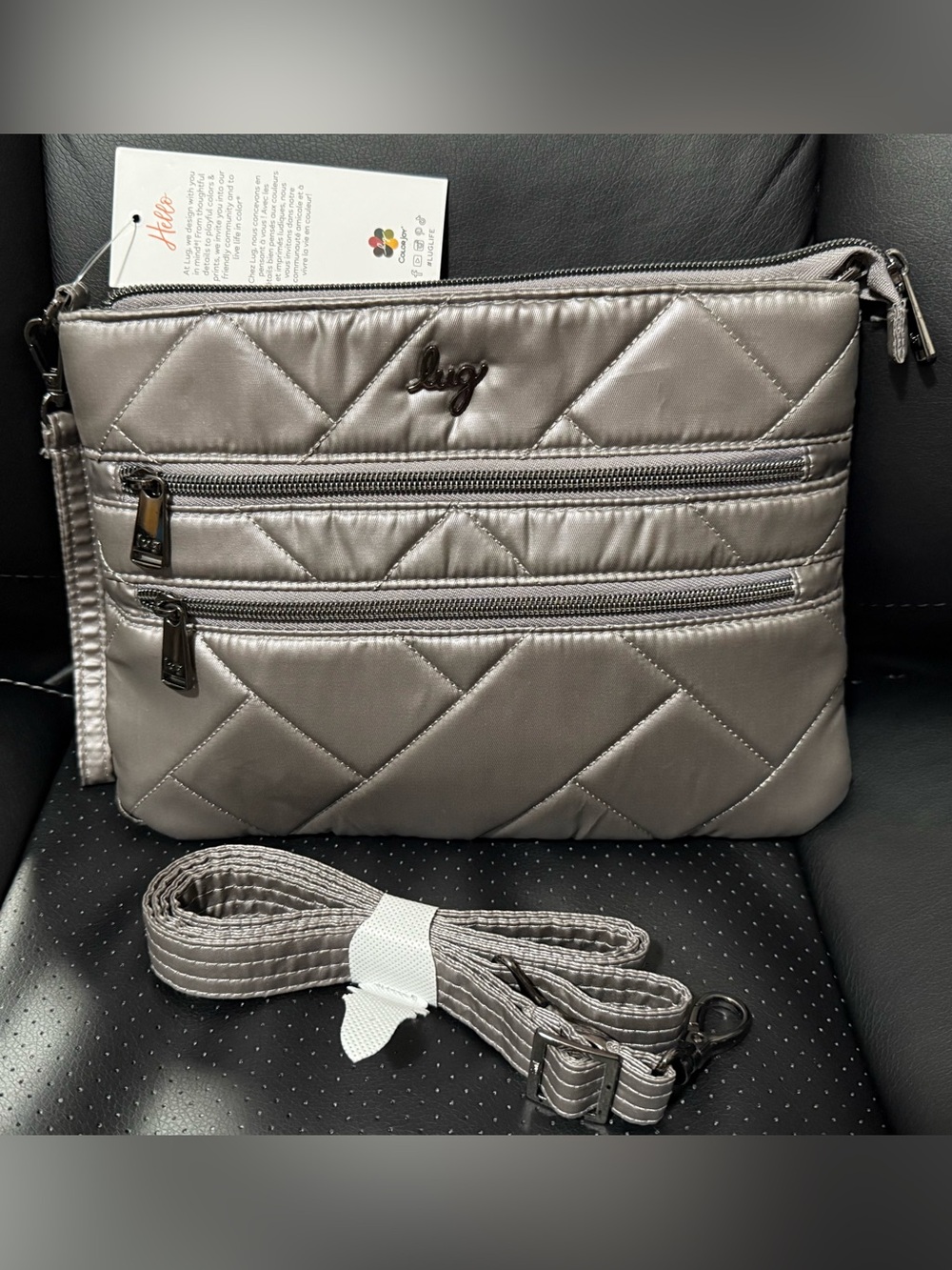 Lug Dazzle in Metallic Pearl NWT